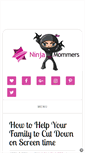 Mobile Screenshot of ninjamommers.com